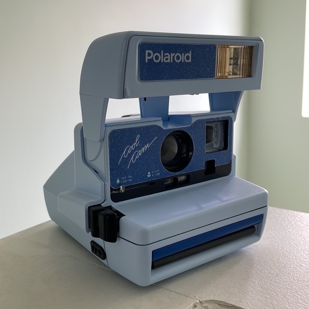 Polaroid Light Blue Camera